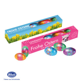 Präsent "Eier Parade", Klett Schokoladen-Eier
