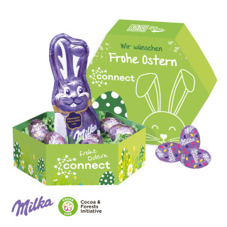 Großes Osternest, Milka Ostereier und Osterhase