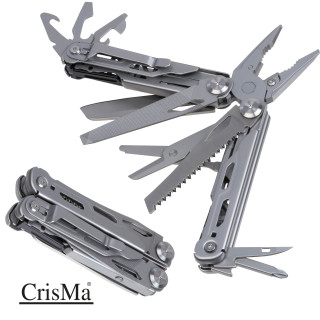 CrisMa 15-teiliges Multitool, grau