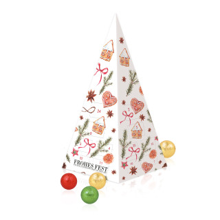 Adventskalender "Weihnachtspyramide", Fairtrade® Schokolade