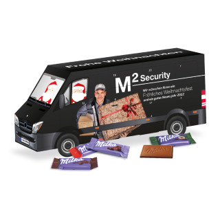 3D Adventskalender "Transporter", Milka Schokolade
