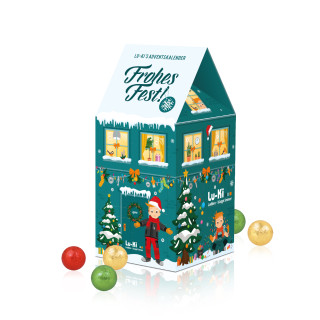 Adventskalender "Haus XL" mit Fairtrade® Schokolade