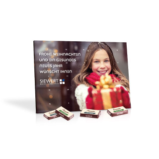 Tisch-Adventskalender "Business Exklusiv" mit Sarotti Schokotäfelchen