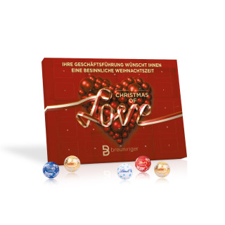Tisch-Adventskalender "Gourmet Edition" mit Lindt Minis