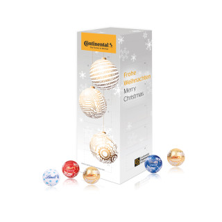 Adventskalender "Turm" mit Lindt Minis