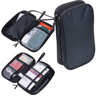 RPET Travel Case OTYLIA, schwarz