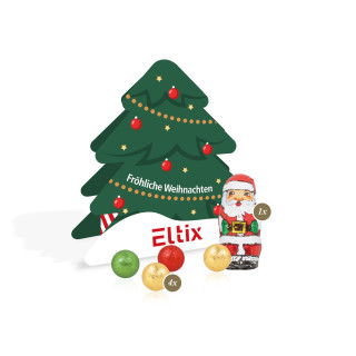 Werbebox "Santa" mit Fairtrade® Schokolade