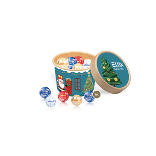 Paperbox "Christmas" mit 6 Lindt Minis