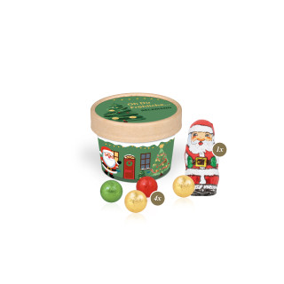 Paperbox "Christmas" mit Fairtrade® Schokolade