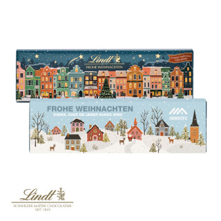 Lindt Schokoladentafel "Frohe Weihnachten", 300 g im Werbeschuber