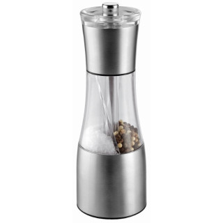 Metmaxx® Salz- & Pfeffermühle "OrganicDuo", silber