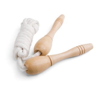 JUMPI. Springseil mit Holzgriff, naturhell