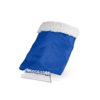 SOLDEU. Eiskratzer mit Handschuh, königsblau