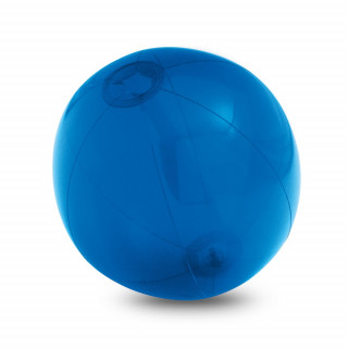 PECONIC. Strandball aufblasbar aus lichtdurchlässigem PVC, blau