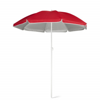 PARANA. Sonnenschirm mit Silberfutter aus 210T, rot