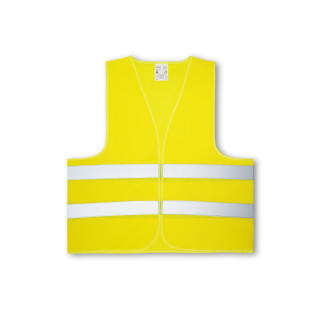 YELLOWSTONE. Reflektorweste aus 100% Polyester, gelb
