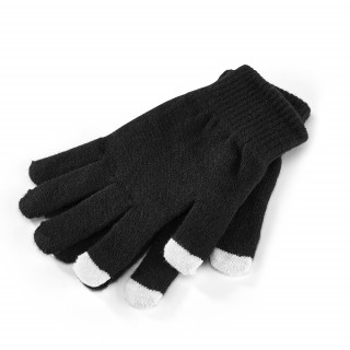 THOM. Handschuhe mit Touchfunktion, schwarz