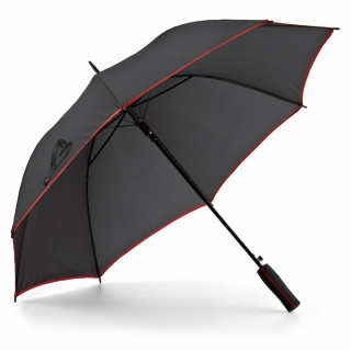 JENNA. Regenschirm aus 190T-Polyester mit EVA-Griff, rot
