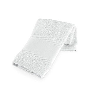 CANCHA. Sporthandtuch aus Baumwolle (380 g/m²), weiß