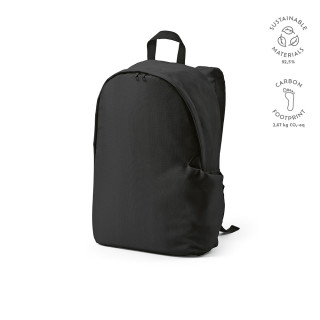 "Tallinn Backpack" 23L Rucksack Ripstop aus rPET für Laptops bis 17", schwarz
