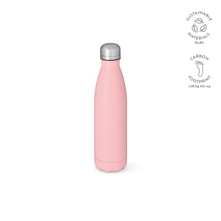 "Mississippi 550 Bottle" Trinkflasche aus recyceltem Edelstahl, 535 ml, doppelwandig, rosa