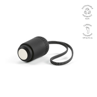 "Versacord Cable" 5-in-1 Kabel aus rPET mit rABS-Gehäuse und Schnellladefunktion, schwarz