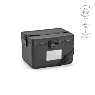 Bangkok 12L Kühlbox aus rPP. Pastellfarben, schwarz