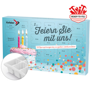 Adventskalender L "Mach dein Ding" mit kundengestelltem Füllgut