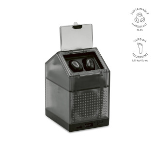 FusionBeat 3-in-1 Ohrhörer, Lautsprecher und Powerbank rABS, 5000 mAh, schwarz