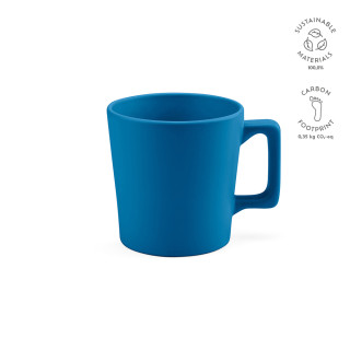 Thames 250 Tasse aus Keramik, 270ml. Matte Oberfläche, blau