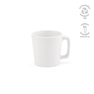 "Thames 75 Mug" Tasse aus Keramik, 75 ml, matte Oberfläche, weiß