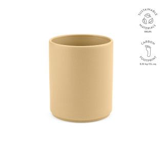 "Tiber 350 Mug" Tasse aus Keramik, 340 ml, matte Oberfläche, pastelgelb