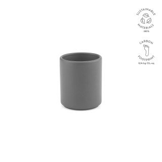 "Tiber 75" Tasse aus Keramik, 75 ml, matte Oberfläche, dunkelgrau