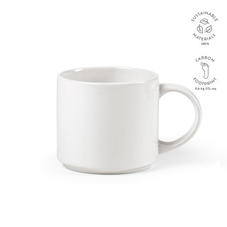 "Narva" Tasse aus Keramik, 490 ml, weiß