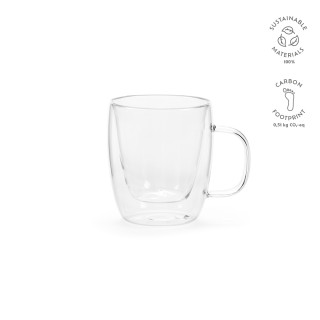 "Elbe 220 Mug" Tasse aus Borosilikatglas, 250 ml, durchsichtig