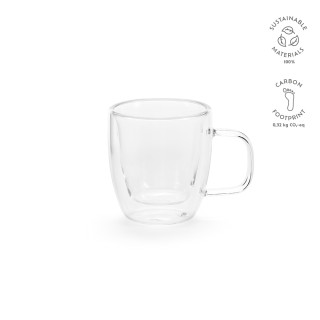 "Elbe 75 Mug" Tasse aus Borosilikatglas, 65 ml, durchsichtig