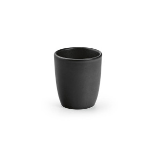 "Amur" Keramik-Espressotasse, 80 ml, matte Oberfläche, schwarz