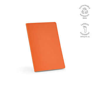 Bronte A5 Notizbuch.Softcover und Kartoneinband. FSC-zertifiziertes Papier, orange