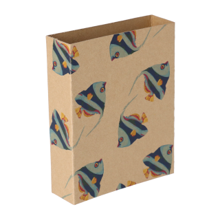 Individueller Pappschuber aus Kraftpapier CreaSleeve Kraft 365, natur