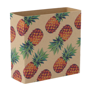 Individueller Pappschuber aus Kraftpapier CreaSleeve Kraft 409, natur