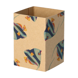 Individueller Pappschuber aus Kraftpapier CreaSleeve Kraft 411, natur