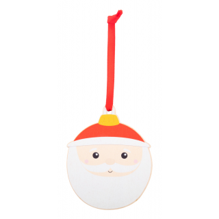 Weihnachtsbaumschmuck, Santa Claus Skaland, rot/weiß