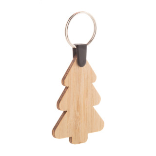 Weihnachtlicher Schlüsselanhänger Weihnachtsbaum Fjerny, natur