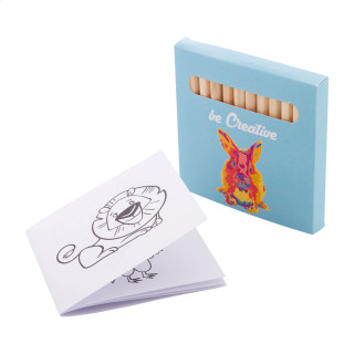 Individuelles Ausmalset, Tiere Coloxil 12, weiß
