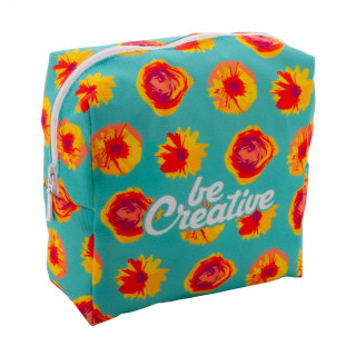 Individuelle Kosmetiktasche CreaBeauty Square M, weiß