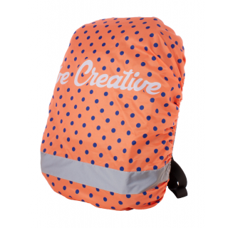 Individuelle, reflektierende Rucksackhülle CreaBack Reflect, weiß