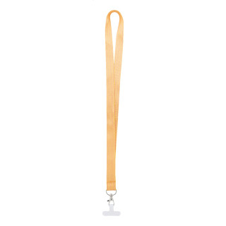 Individuelles Handyhalter-Lanyard RPET Subyard Mobile Slim, weiß