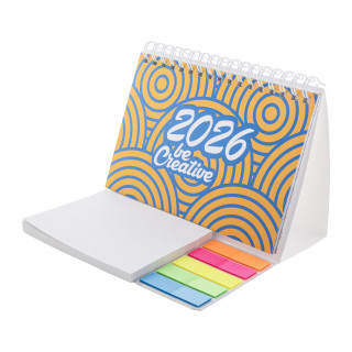 Individueller Tischkalender CreaDate Combo, weiß