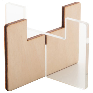 Teelichthalter Candix, transparent