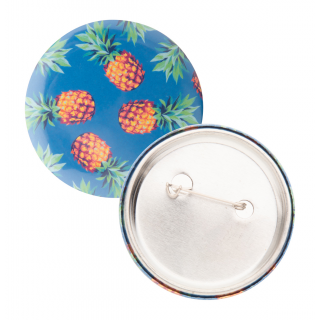 Button-Anstecker PinBadge Maxi, silber